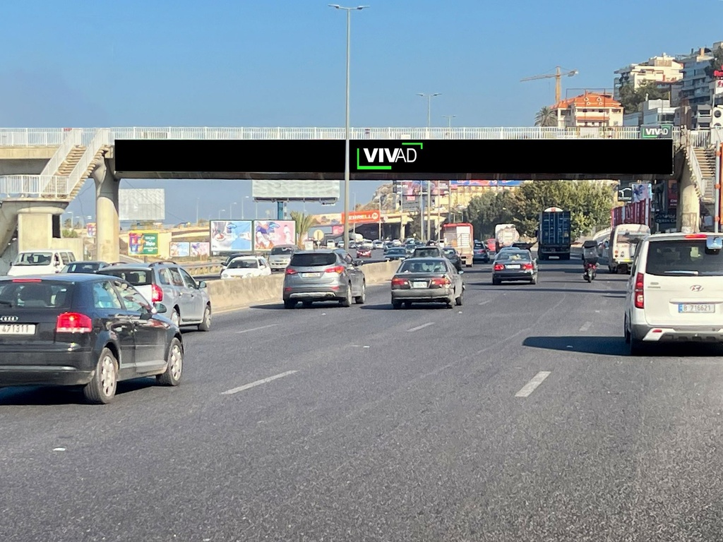 Dbayeh Pedestrian- Facing Total- Towards Jounieh